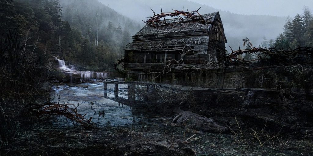 creepy, forest, house, cabin, woods, scary, nature, abandoned, horror, creepy, cabin, scary, horror, horror, horror, horror, horror