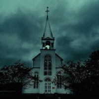 a church with a cross on top